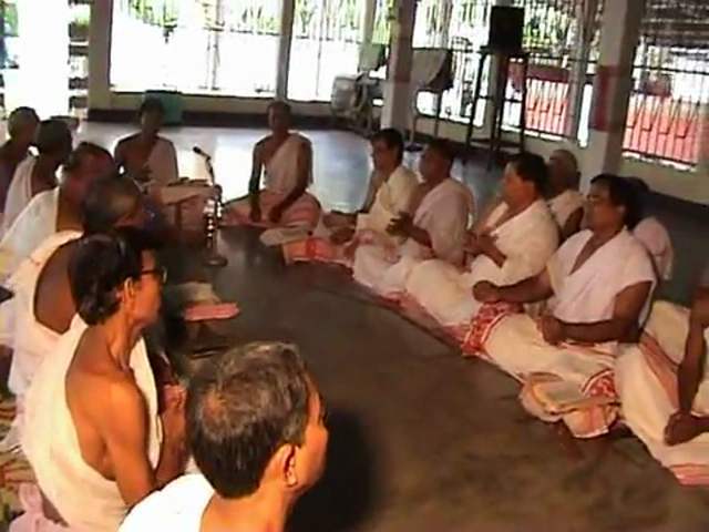 Devotees Assembled in Namaghara